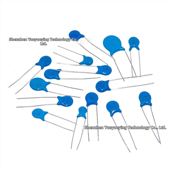 Yueyue Wins високоволтов керамичен кондензатор, 1–3 kV, кутия, разстояние между изводите 38,9 мм, плосък, немагнитен, AEC-Q200