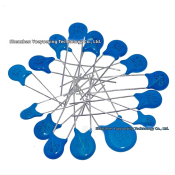 Yueyue Wins високоволтов керамичен кондензатор, 1–3 kV, кутия, разстояние между изводите 38,9 мм, плосък, немагнитен, AEC-Q200