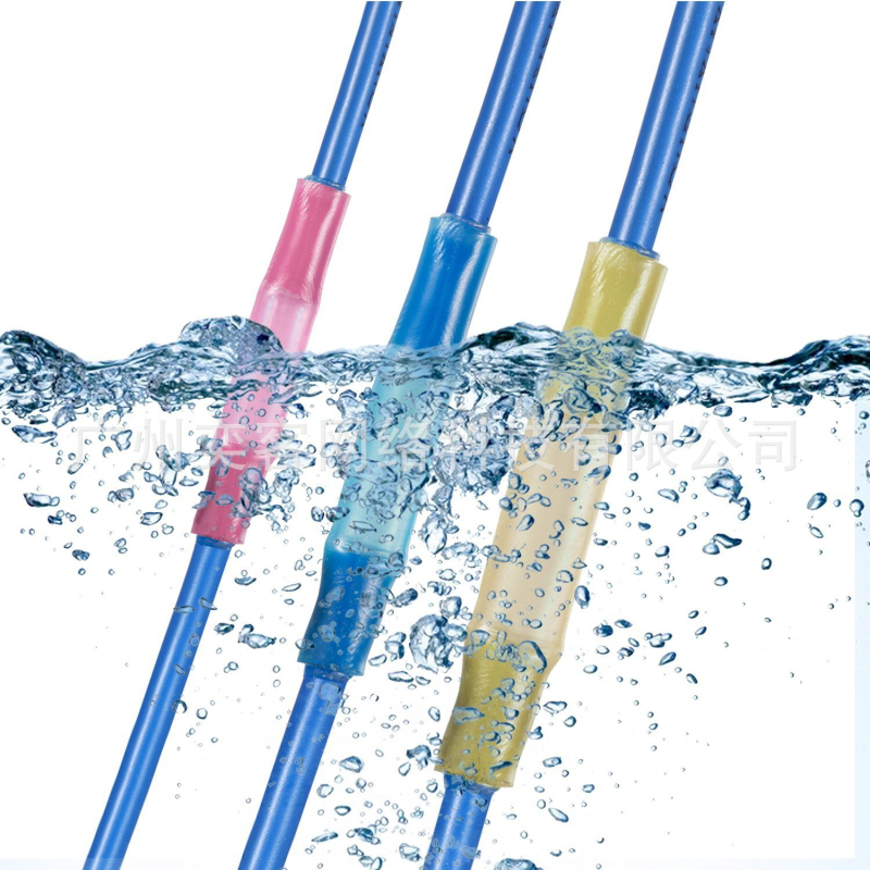 Hőszorító, vízálló terminálkészlet, 100 db; Szigetelőanyag: termosztikus műanyag; Kontaktanyag: réz; Márka: Shenghangera; Alkalmazás: elektromos