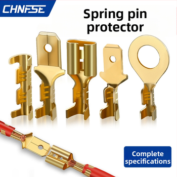 Terminal crimp plug-in cu inserție de arc și izolație, ambalat în cutii 135/270 buc.