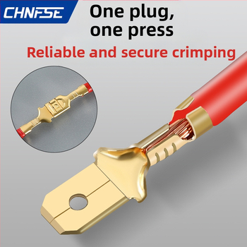 Terminal crimp plug-in cu inserție de arc și izolație, ambalat în cutii 135/270 buc.