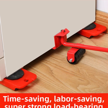 Βαρέως Τύπου Μεταφορικό Σετ με Τροχαλίες – 5 τεμάχια, Cemented Carbide, Οικιακή Μετακίνηση Επίπλων