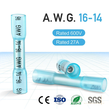 Waterproof intermediate terminal heat-shrink insulated through connector — CNHH 200pcs