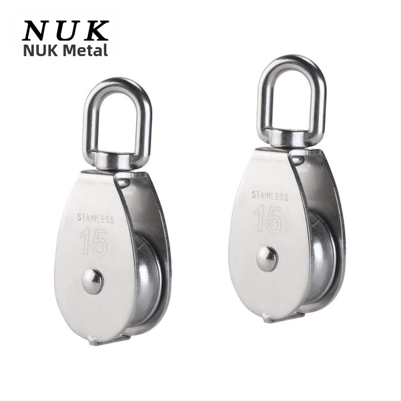 304 неръждаема стомана шкива за морско повдигане – единична, двойна или регулируема