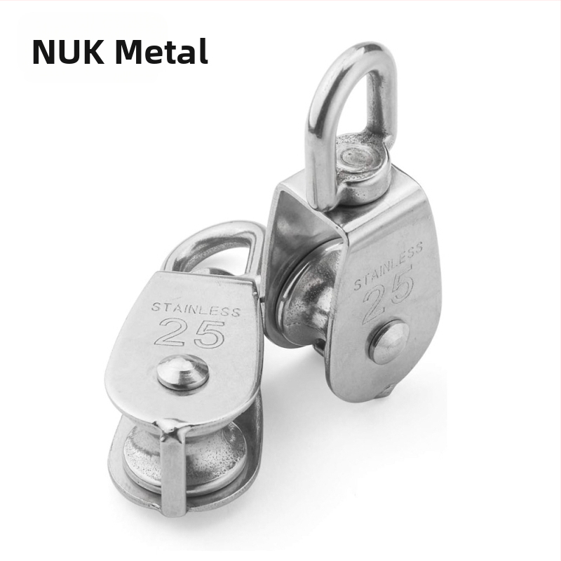 304 неръждаема стомана шкива за морско повдигане – единична, двойна или регулируема