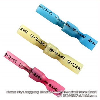 160/260 τεμάχια τύπου φτυάρι, αρσενικά και θηλυκά plug-in terminals, θερμοσυσκευόμενα, αδιάβροχα, σε κουτί, Crown Jubilee, μοντέλο Heat shrink terminal