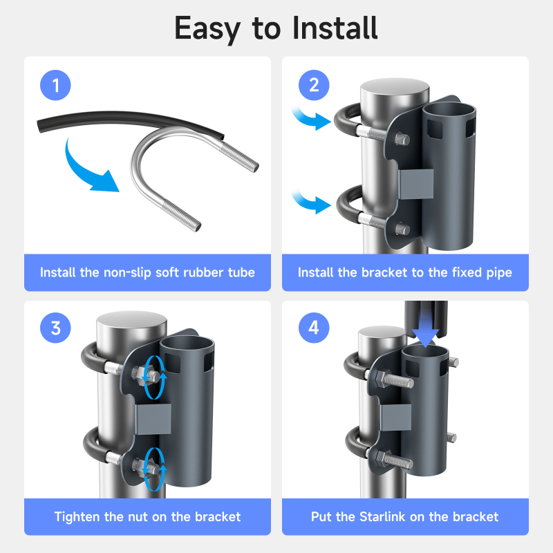 Покривен кронштейн, железен, въртящ се универсален държач Star Chain Hoop GEN2/GEN3, съвместим с RV/покрив/навън, тегло 465 g