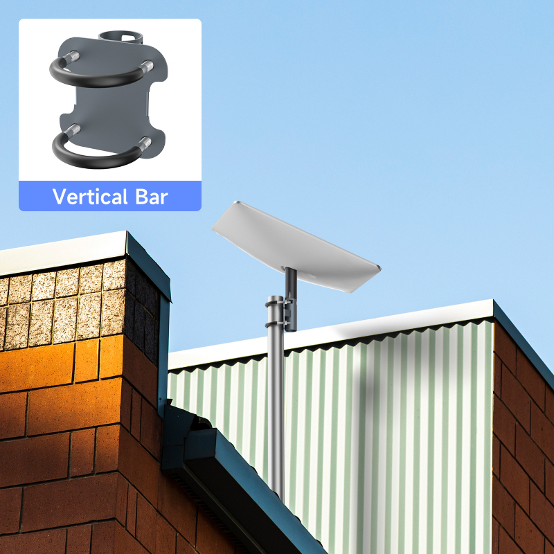 Покривен кронштейн, железен, въртящ се универсален държач Star Chain Hoop GEN2/GEN3, съвместим с RV/покрив/навън, тегло 465 g