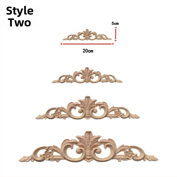 Гравирана декоративна лента за мебели от гумено дърво, персонализирано гравиране, шлайфована повърхност, домашна употреба