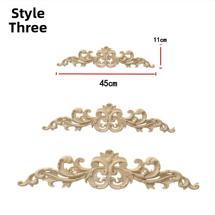 Гравирана декоративна лента за мебели от гумено дърво, персонализирано гравиране, шлайфована повърхност, домашна употреба