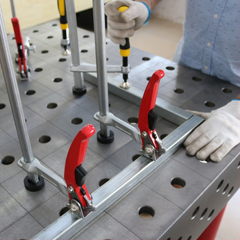 Σφιγκτήρας τραπεζιού συγκόλλησης για ξυλουργικές εφαρμογές, κράμα Cr-V χάλυβα, εξοικονομεί χρόνο