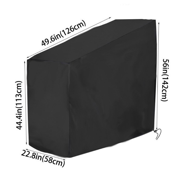 Покривало за домашен велоергометър от Oxford плат — слънцезащитно, водоустойчиво и прахозащитно, с отделение за съхранение; 100% полиестер; стил: модерен стил; марка: One inscription