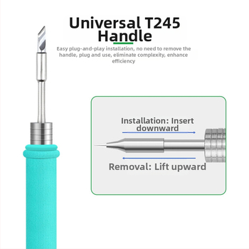 RELIFE RL-T245 Σετ ακίδων συγκόλλησης με ενσωματωμένη λαβή: οξεία άκρη, καμπύλη άκρη, Κ-άκρη και SK-άκρη, συμβατές με RL-T245-I/IS/K/SK