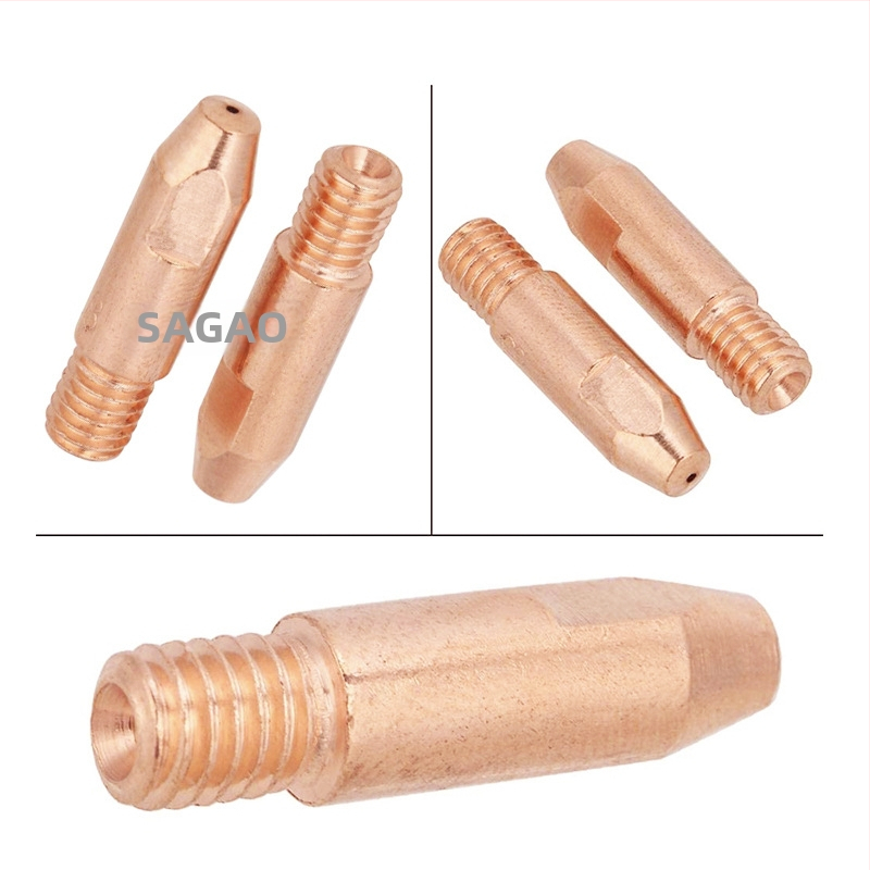 Dūžos apsaugos suvirinimo antgalis MB24KD, varinis, MIG/MAG, SAGAO – 200 vnt dėžutėje