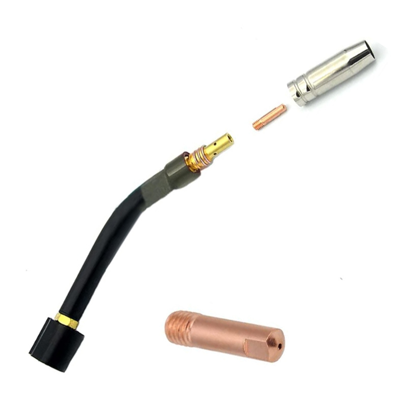 Ridi MB15AK Pribor za zavarivanje s plinskom zaštitom MB15AK – bakreni zavojni priključak, 0.6/0.8/0.9/1.0/1.2 mm, 150–250 A