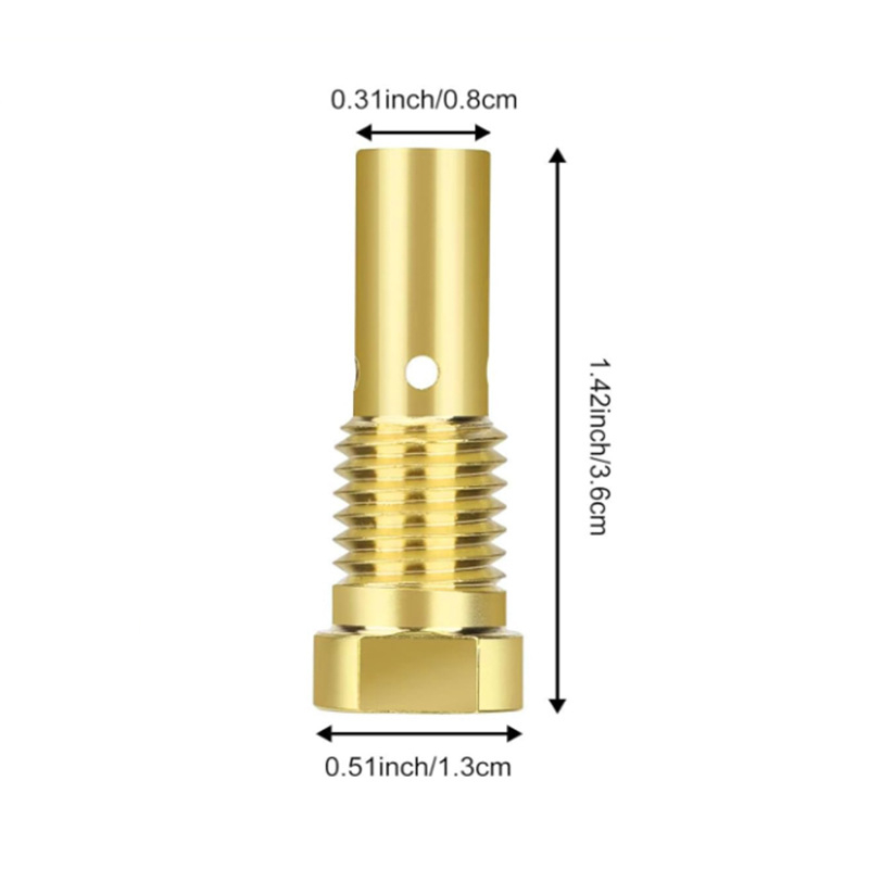 MIG zavarivač pištolj – zaštitni kućište i spojni štap K3493-1, 7-dijelni komplet, bakar, kompatibilan MB15AK/14AK-FC90, 150–250 A