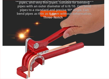 VENISDON Ručni savijač cijevi – za bakrene i aluminijske cijevi 6–10 mm, kutovi 180°/90°