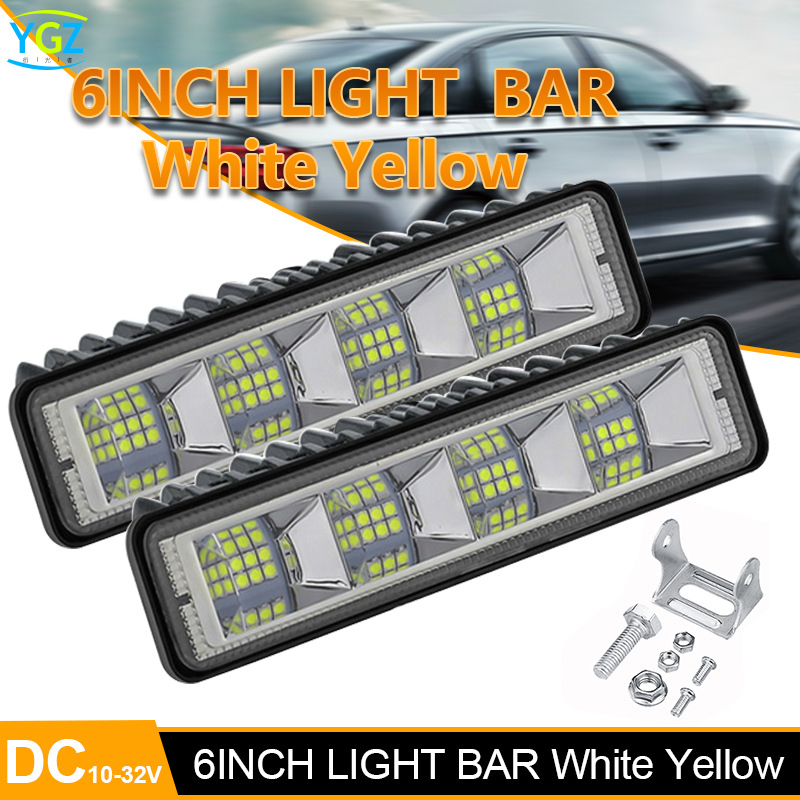 LED darba gaisma - līnijas formā, 24 LED (72W, 1200LM, 10-30V, 30 000 h, 3030 LED)