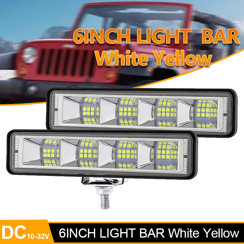 LED darba gaisma - līnijas formā, 24 LED (72W, 1200LM, 10-30V, 30 000 h, 3030 LED)