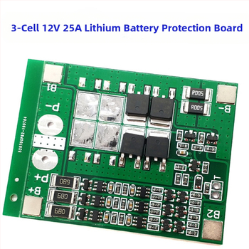 CXW защитна платка за батерии за клетки 18650, три последователни вериги, 25A, ROHS-сертифицирана