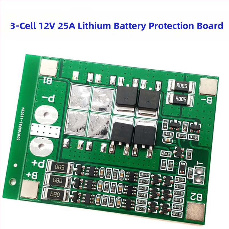 CXW защитна платка за батерии за клетки 18650, три последователни вериги, 25A, ROHS-сертифицирана