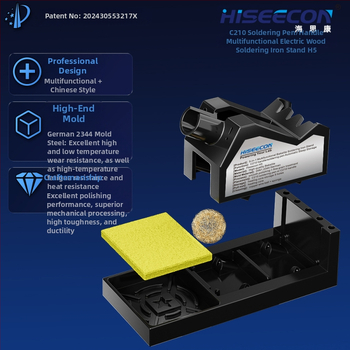 Držač za lemilicu, otporan na visoke temperature, inteligentni stalak za lemljenje, Hiseecon