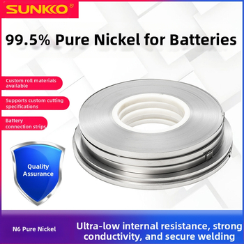 99,6% чист никел за никелова лента за 18650 клетки и батерийни пакети за електрически превозни средства — точково заваряване, N6