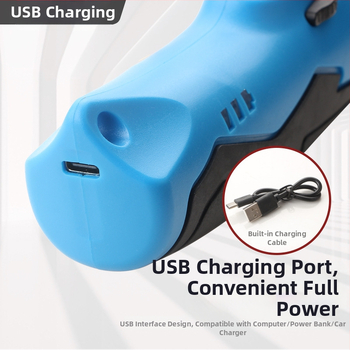 Elektrinės kirpimo žirklės su volframo plieno ašmenimis, įkraunama ličio baterija, 3,6V, skirti audiniams