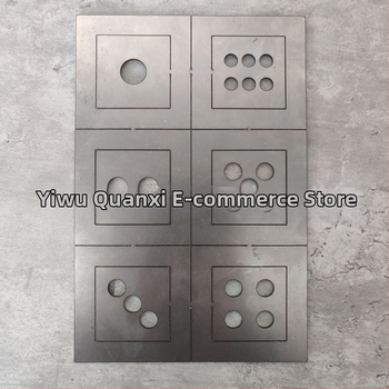 Μεταλλικό Σετ Εξάσκησης Συγκόλλησης με Βάση για Ζάρια Έξι Όψεων (Υλικό: Κράμα; Κατηγορία: Άλλες μεταλλικές χειροτεχνίες; Συσκευασία: PP σακούλα μεμονωμένα συσκευασμένη; Στυλ: Μοντέρνο και μινιμαλιστικό)