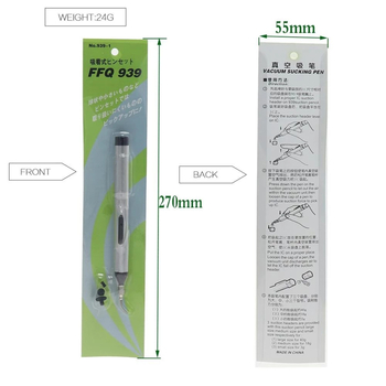 Pix de vid pentru aspirare – serie: pix de aspirare; Utilizare: aspirare IC; Greutate: 0.05; Capacitatea de adsorbție: bună; Marca: XRD