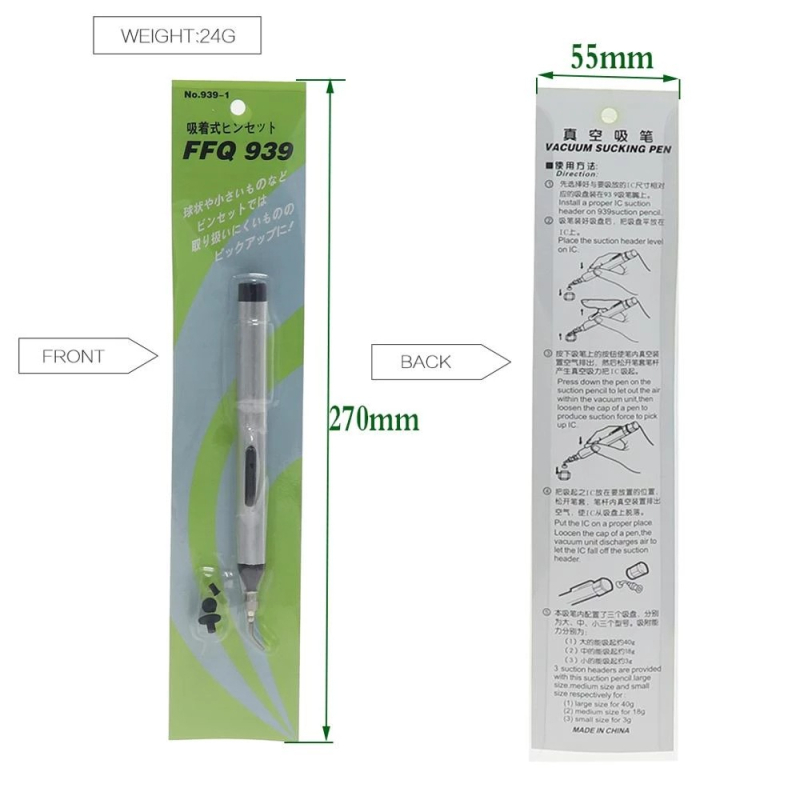 Pix de vid pentru aspirare – serie: pix de aspirare; Utilizare: aspirare IC; Greutate: 0.05; Capacitatea de adsorbție: bună; Marca: XRD