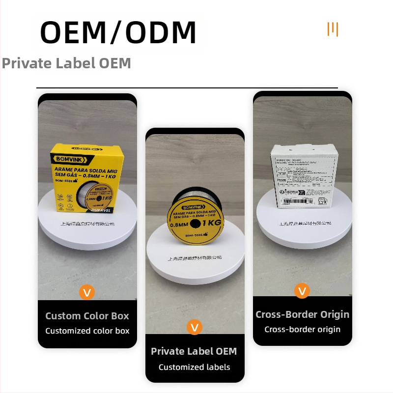 Безгазова флюсова заваръчна тел E71T-GS, самозащитена, въглеродна стомана, котушка 1 кг за домашни MIG заварки