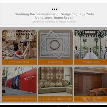 Пистолет за пирони 1008F серия, 8 мм пирони, вместимост 100 пирона, за рекламна декорация и дървообработване