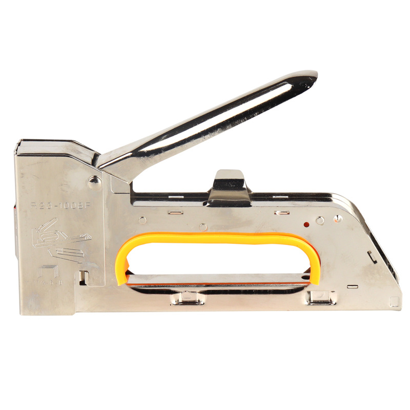 Пистолет за пирони 1008F серия, 8 мм пирони, вместимост 100 пирона, за рекламна декорация и дървообработване