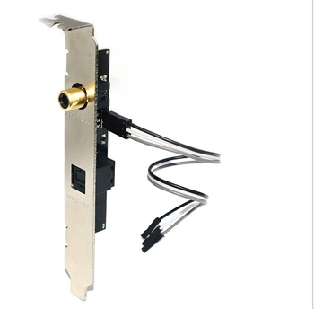 SPDIF оптично-коаксиална дъщерна карта за дънна платка с позлатен интерфейс и поддръжка DTS/AC3/LPCM (Марка: Dovis; Модел: 111; Тип: Other IC)