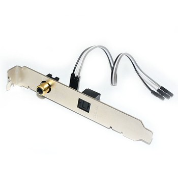 SPDIF оптично-коаксиална дъщерна карта за дънна платка с позлатен интерфейс и поддръжка DTS/AC3/LPCM (Марка: Dovis; Модел: 111; Тип: Other IC)