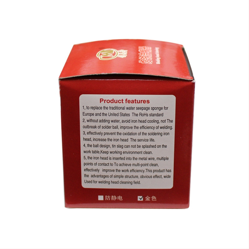 Chuangmeite Стойка за почистване на върха на паялник с база — серия за почистване на паялни върхове