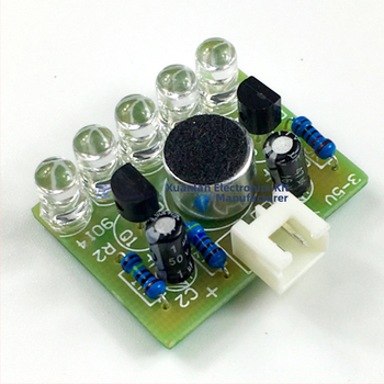 Електронен обучителен комплект за производство: звукоконтролирана LED лампа с мелодия, DIY модел (бренд: xlan; цел: електронно обучение; модел: diy)