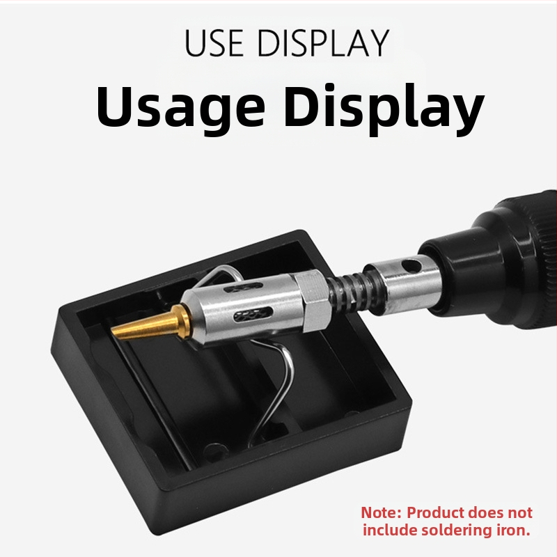 Стойка за паялник Xingweiqiang | G-тип квадратна Bakelite държач за паялник | висока температурна устойчивост | модел: G-type малка квадратна Bakelite стойка