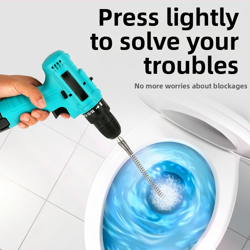 Elektrinis kanalizacijos valytuvas tualetui, virtuvei ir voniai — plieninė viela, prekinis ženklas Jinyida, pradėtas 2022