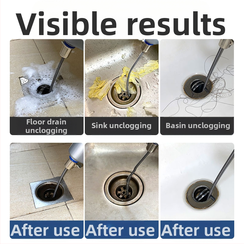 Jin Yida – Универсален отпушвач за канали, метална тел