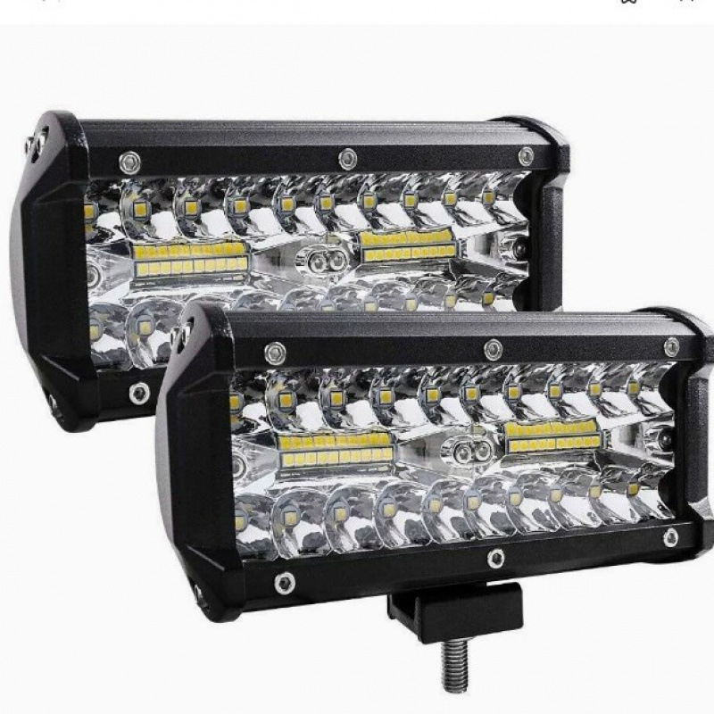 Προβολέας LED για μοτοσικλέτα, 120W, 12-24V, 1800 lm, LED3030, 6500K