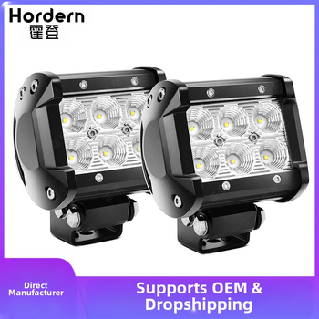 LED φως εργασίας 18W-B3, λειτουργία 12V, περίβλημα από κράμα αλουμινίου, συμβατό με όλα τα οχήματα