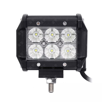 LED φως εργασίας 18W-B3, λειτουργία 12V, περίβλημα από κράμα αλουμινίου, συμβατό με όλα τα οχήματα