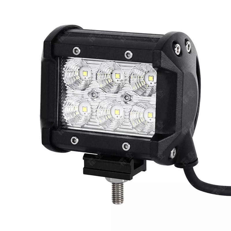 LED φως εργασίας 18W-B3, λειτουργία 12V, περίβλημα από κράμα αλουμινίου, συμβατό με όλα τα οχήματα