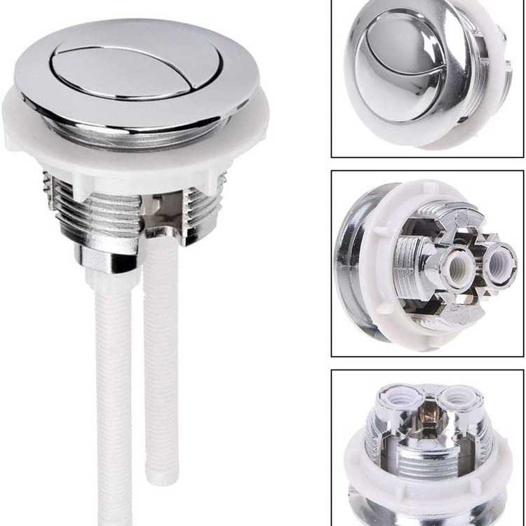 Buton dublu pentru rezervorul de toaletă, ABS, control prin apăsare manual, drenaj la podea, stil modern minimalist, origine Zhejiang