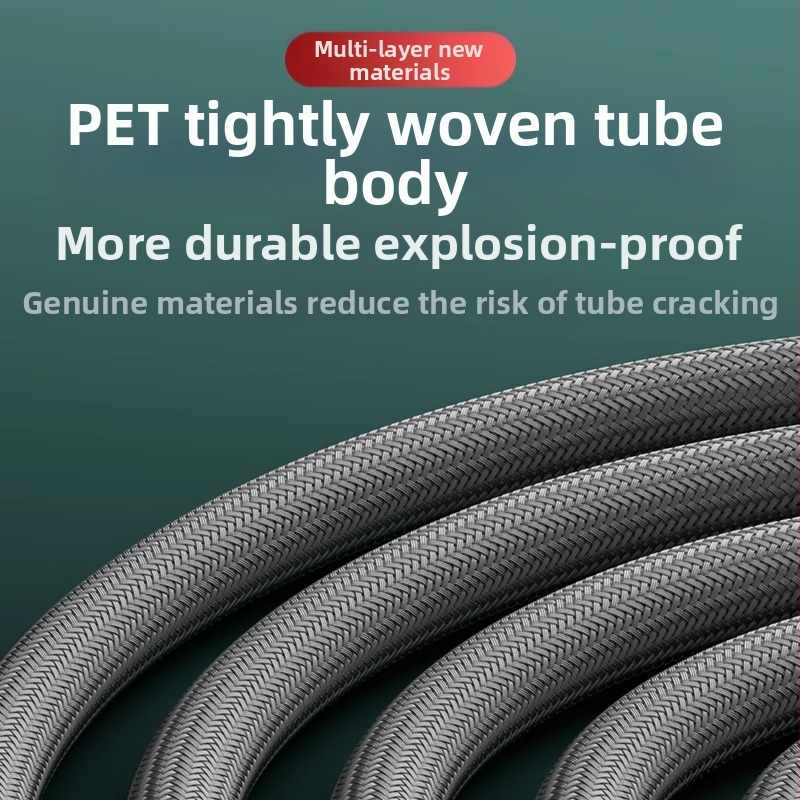 Найлонова душ-тръба - универсална, PVC, резбово свързване, модерен минималистичен стил