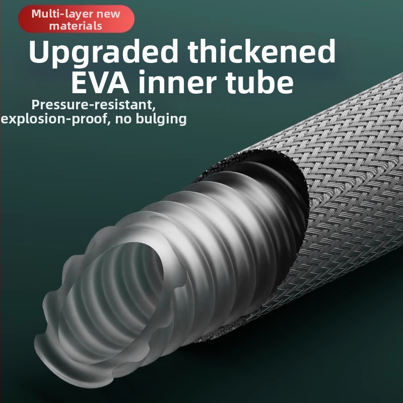 Найлонова душ-тръба - универсална, PVC, резбово свързване, модерен минималистичен стил