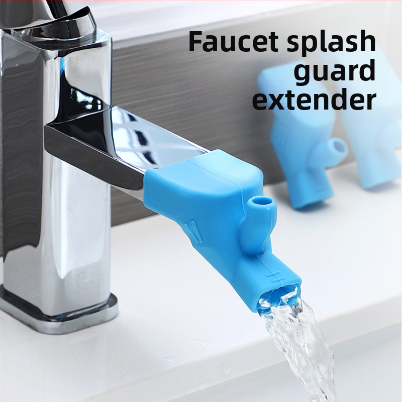 Proširenje slavine za djecu sa silikonskim izlazom protiv prskanja, priključna ugradnja, jednoručno upravljanje, silikonski materijal, maksimalna temperatura 100°C