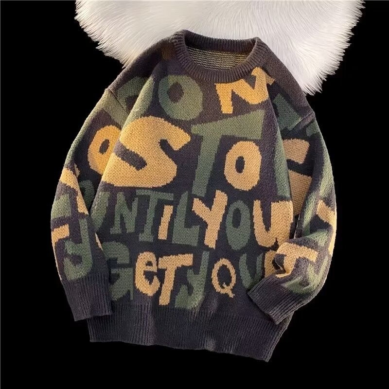 Muški kardigan džemper, udoban široki kroj, okrugli izrez, poliesterska smjesa, normalna debljina, Zima 2024